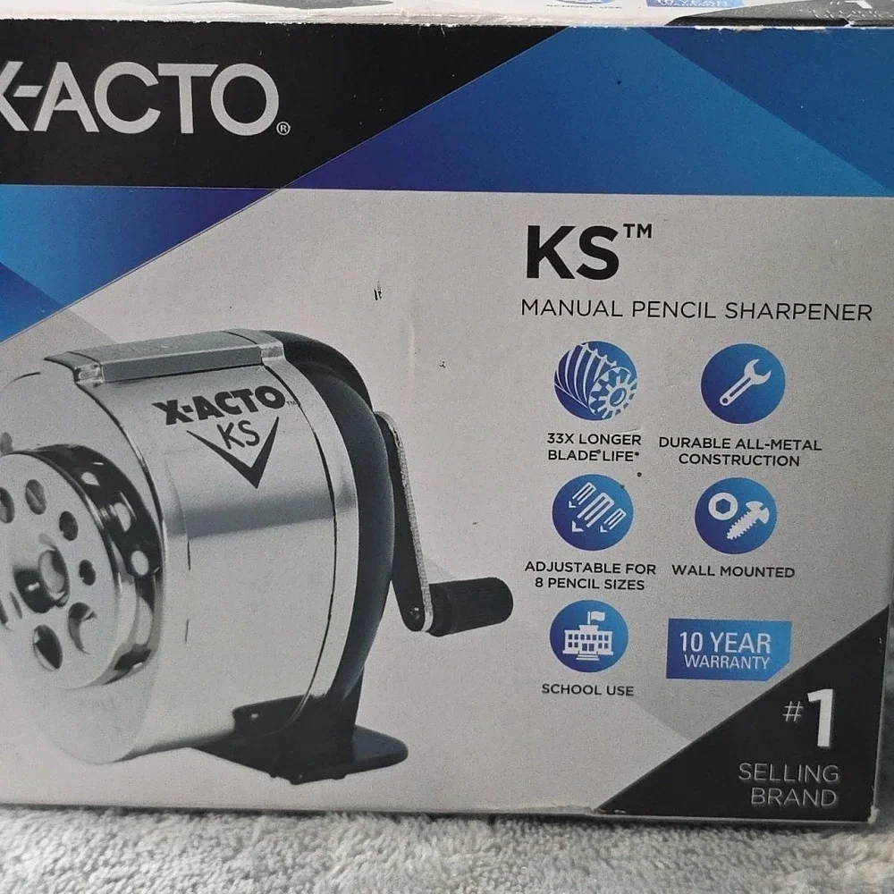 X-ACTO KS Manual‎ Pencil Sharpener - 1031 New In Box